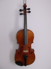 Delipped ¾ violin top off repairs 24