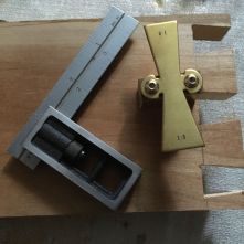 PEC 4 inch double square with dovetail marking jig